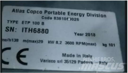 Atlas Copco ETP 100B ウォーターポンプ