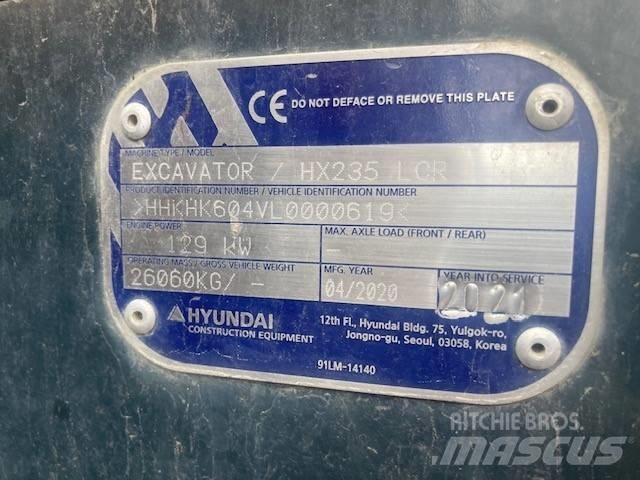 Hyundai HX 235 LCRD 大型油圧ショベル12t以上（パワーショベル・ユンボ）