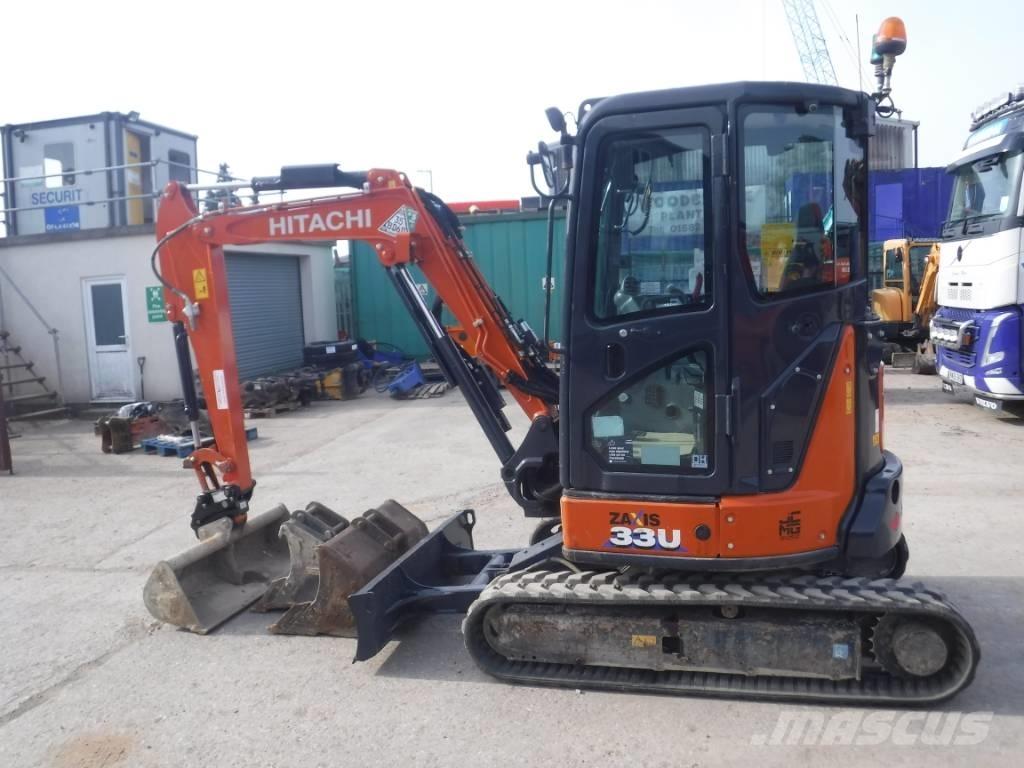 Hitachi ZX 33 U-6 ミニ油圧ショベル 7t以下（ミニユンボ・ミニディガー）