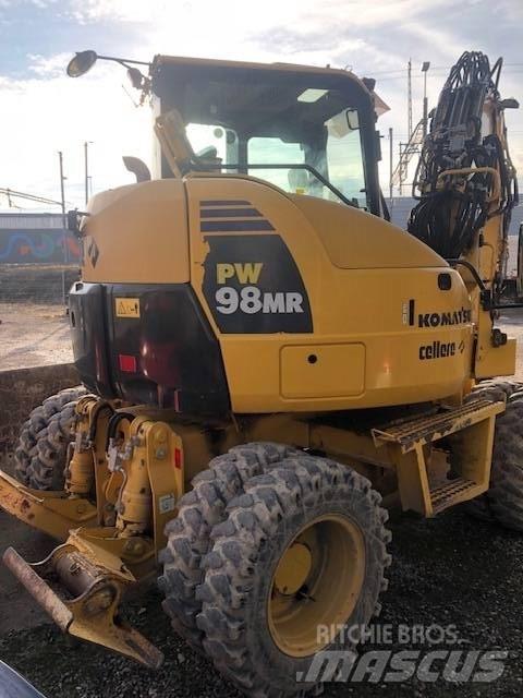 Komatsu PW 98 MR ホイール式油圧ショベル（パワーショベル・ユンボ・バックホー）