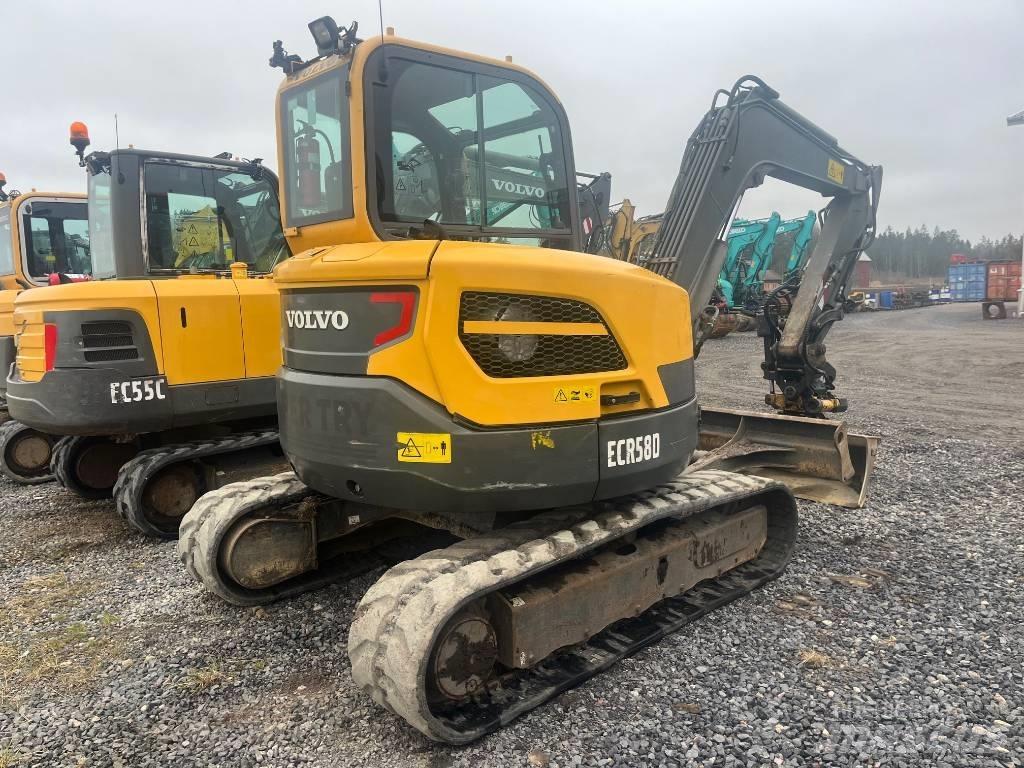 Volvo ECR 58 D ミニ油圧ショベル 7t以下（ミニユンボ・ミニディガー）