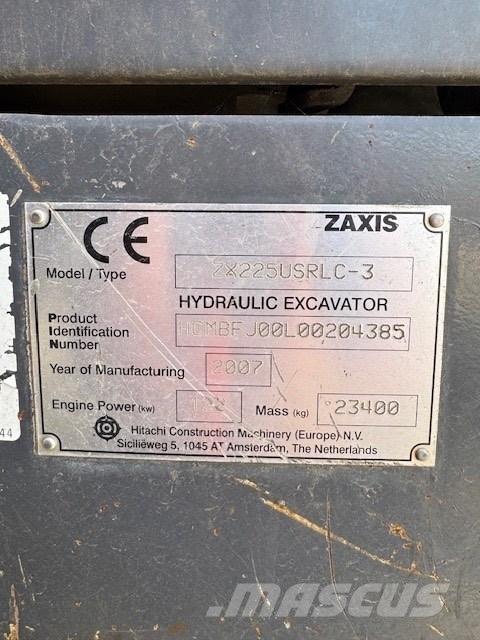 Hitachi ZX 225 大型油圧ショベル12t以上（パワーショベル・ユンボ）