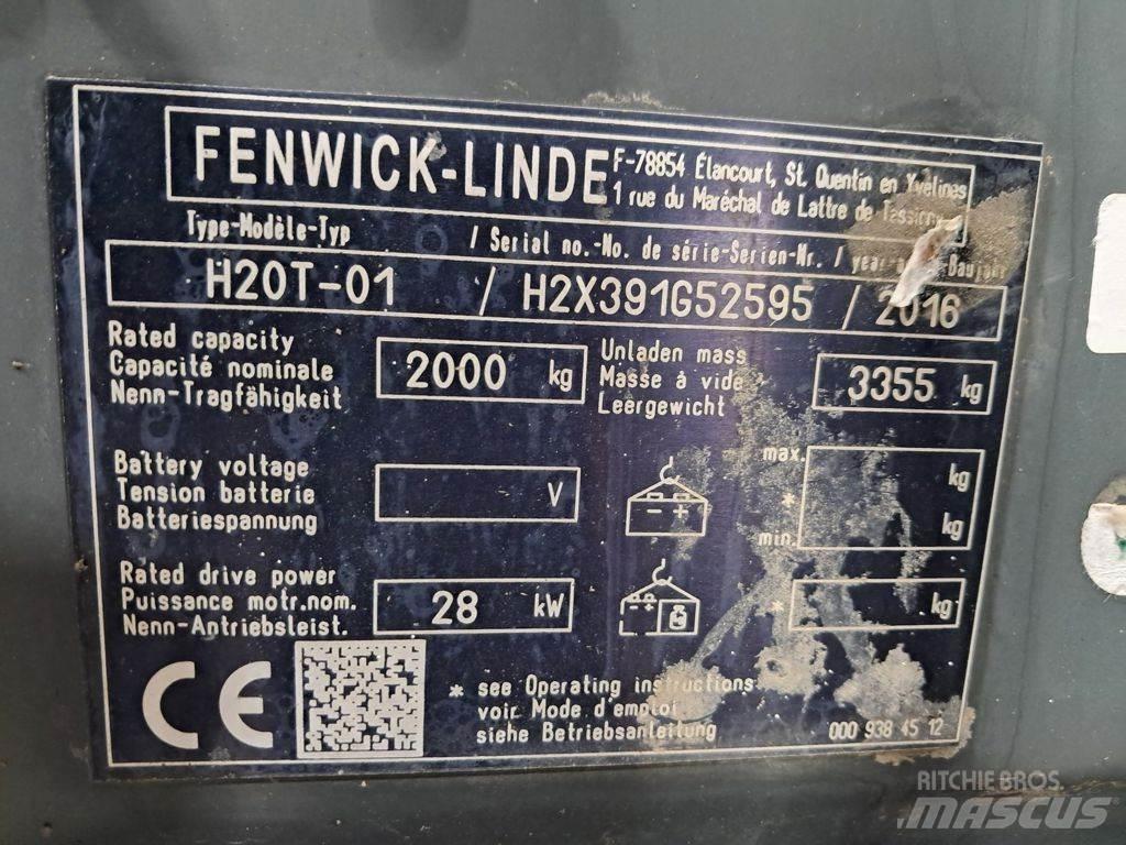 Linde H20T-01 LPGフォークリフト
