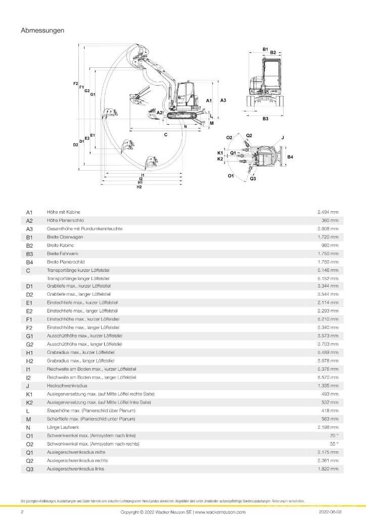 Wacker Neuson ET 42 大型油圧ショベル12t以上（パワーショベル・ユンボ）
