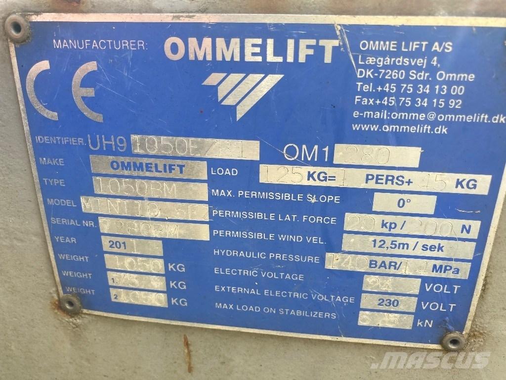 Omme lift Mini 10 高所作業台付トレーラー