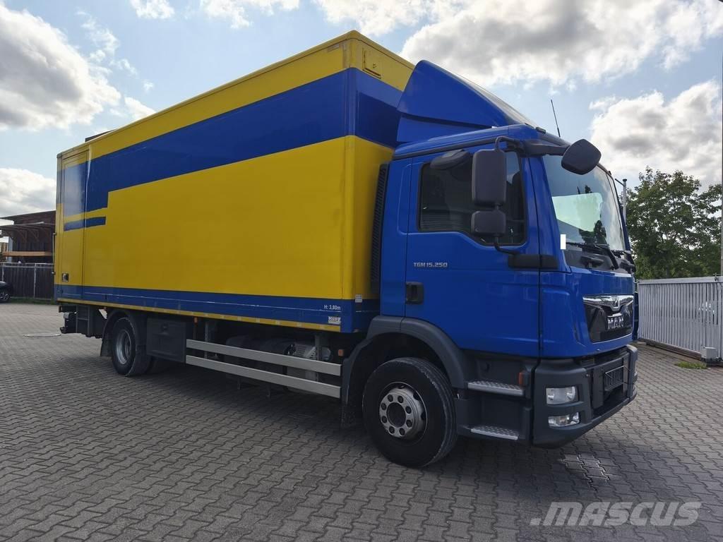 MAN TGM 15.250 ボックスボディー、ウイング、箱車