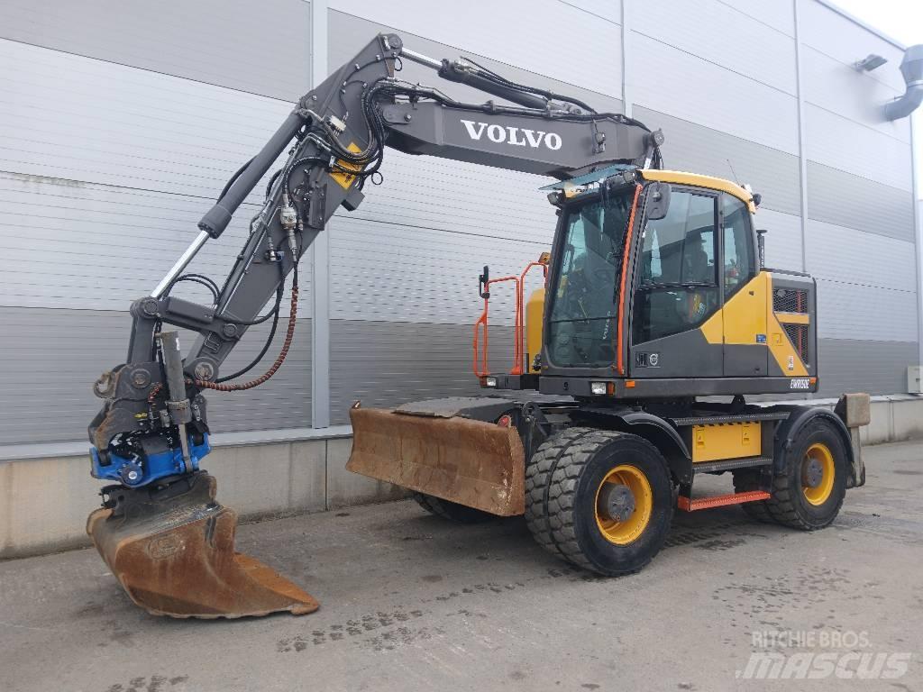 Volvo EWR150E ホイール式油圧ショベル（パワーショベル・ユンボ・バックホー）