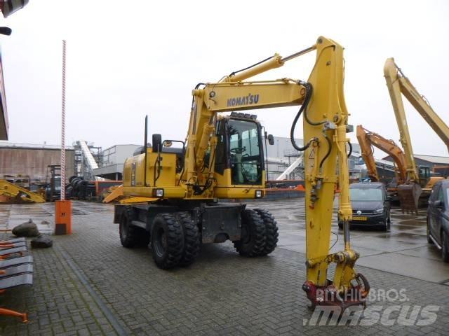 Komatsu PW 140-7 ホイール式油圧ショベル（パワーショベル・ユンボ・バックホー）