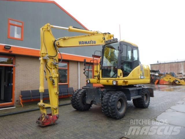 Komatsu PW 140-7 ホイール式油圧ショベル（パワーショベル・ユンボ・バックホー）