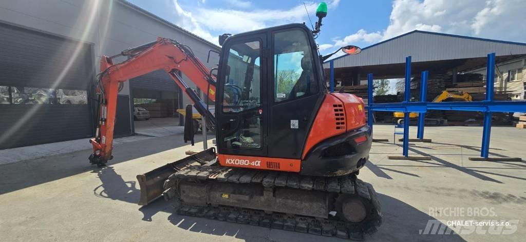 Kubota KX 80-4 中型油圧ショベル 7ｔ-12ｔ（ユンボ・パワーショベル・バックホー）