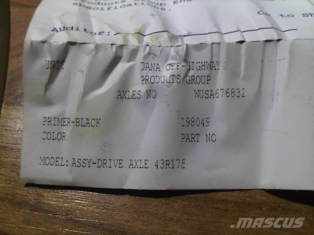  Dana Spicer 43R175 アクスル
