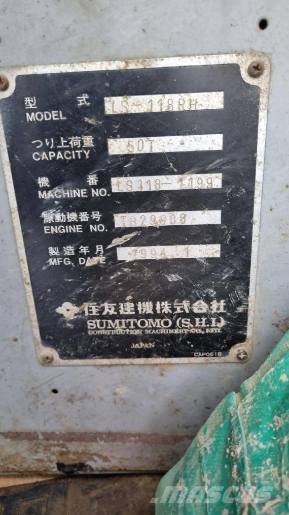 Sumitomo LS118RH5 クローラクレーン