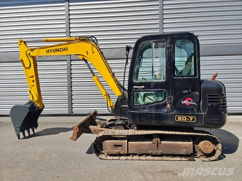 Hyundai R 60-7 ミニ油圧ショベル 7t以下（ミニユンボ・ミニディガー）