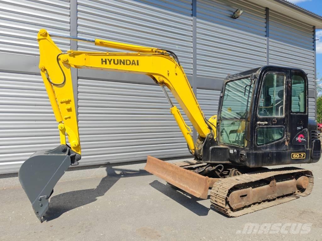 Hyundai R 60-7 ミニ油圧ショベル 7t以下（ミニユンボ・ミニディガー）