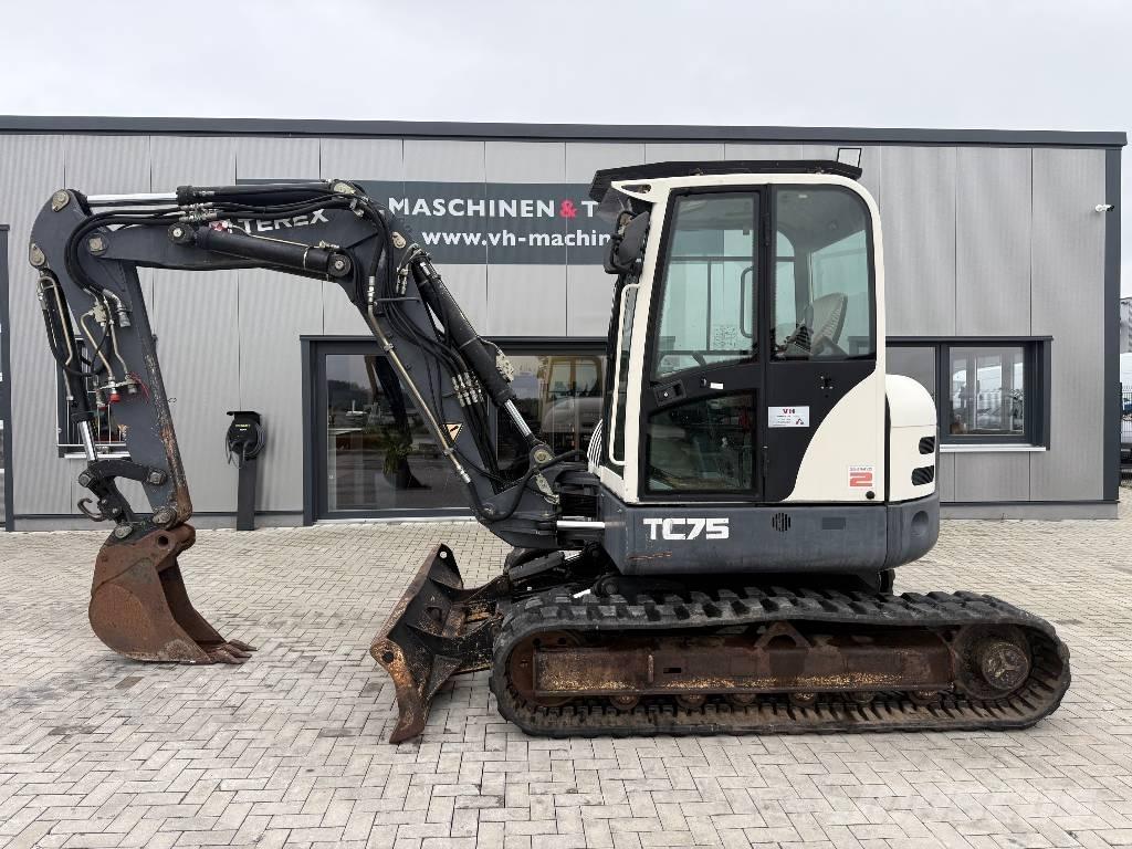 Terex TC 75 中型油圧ショベル 7ｔ-12ｔ（ユンボ・パワーショベル・バックホー）