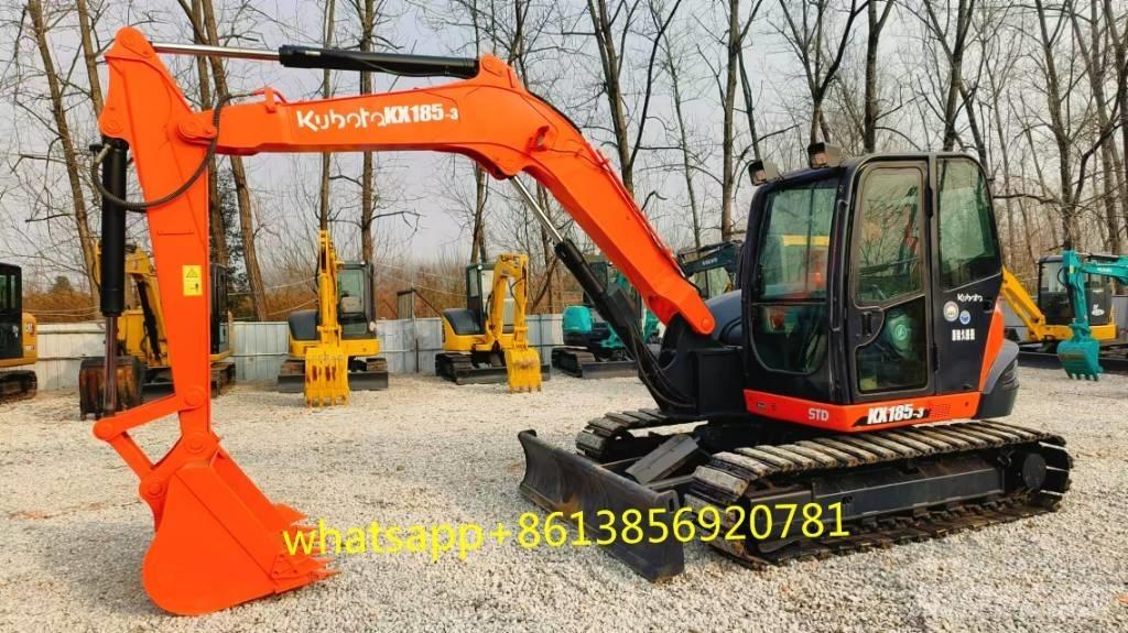 Kubota KX 185-3 中型油圧ショベル 7ｔ-12ｔ（ユンボ・パワーショベル・バックホー）