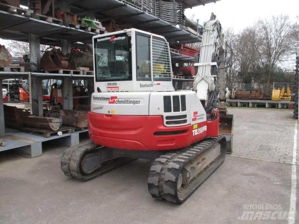 Takeuchi TB 280 FR 中型油圧ショベル 7ｔ-12ｔ（ユンボ・パワーショベル・バックホー）