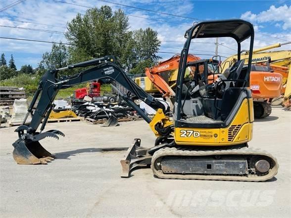 John Deere 27D ミニ油圧ショベル 7t以下（ミニユンボ・ミニディガー）