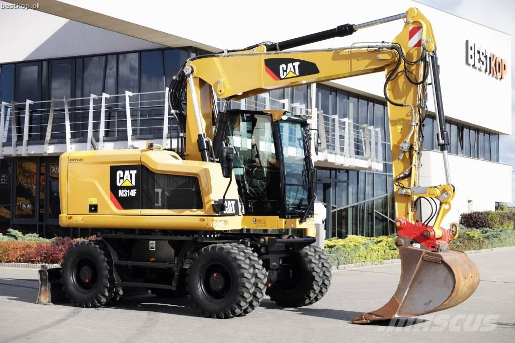 CAT M 314 F ホイール式油圧ショベル（パワーショベル・ユンボ・バックホー）