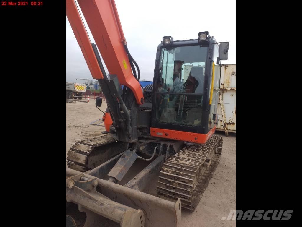 Kubota KX 080-4 中型油圧ショベル 7ｔ-12ｔ（ユンボ・パワーショベル・バックホー）
