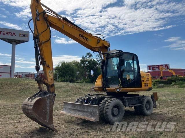 JCB JS 145 W ホイール式油圧ショベル（パワーショベル・ユンボ・バックホー）