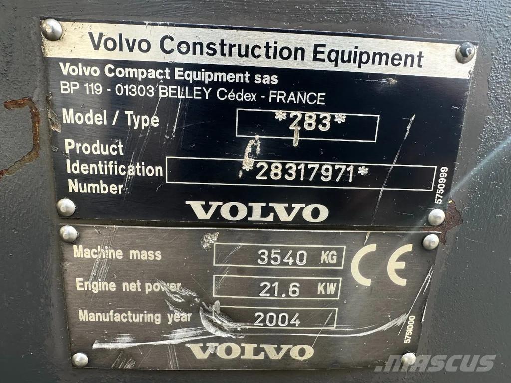 Volvo EC35 ミニ油圧ショベル 7t以下（ミニユンボ・ミニディガー）