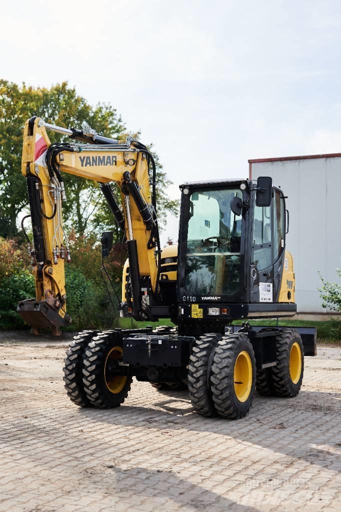 Yanmar B 75 W ホイール式油圧ショベル（パワーショベル・ユンボ・バックホー）