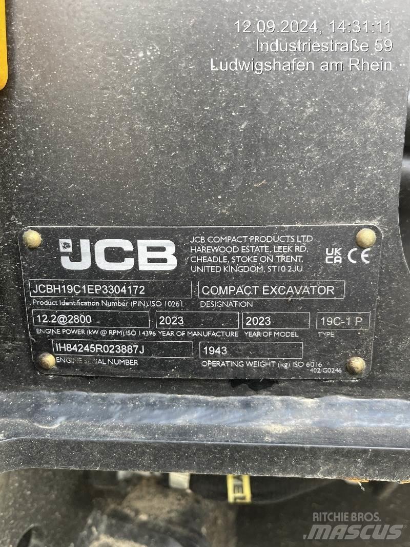 JCB 19C-1 ミニ油圧ショベル 7t以下（ミニユンボ・ミニディガー）