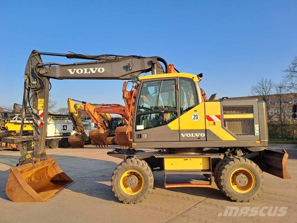 Volvo EW 160 E ホイール式油圧ショベル（パワーショベル・ユンボ・バックホー）