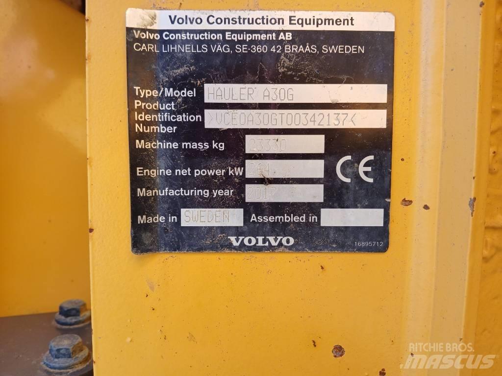 Volvo A 30 G アーティキュレート式ダンプトラック