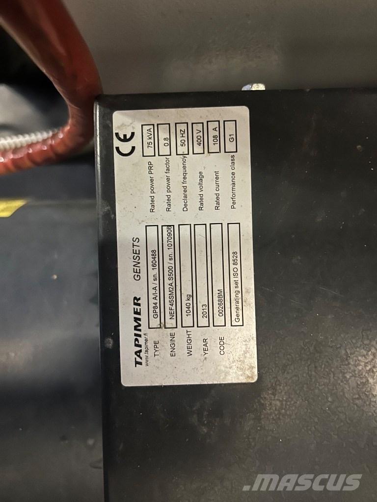 Genset GP84 75KVA ディーゼル発電機