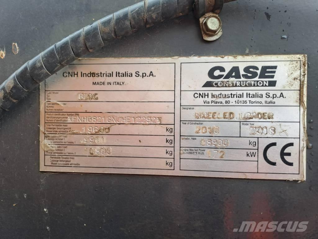 CASE 821g ホイールローダー・タイヤショベル
