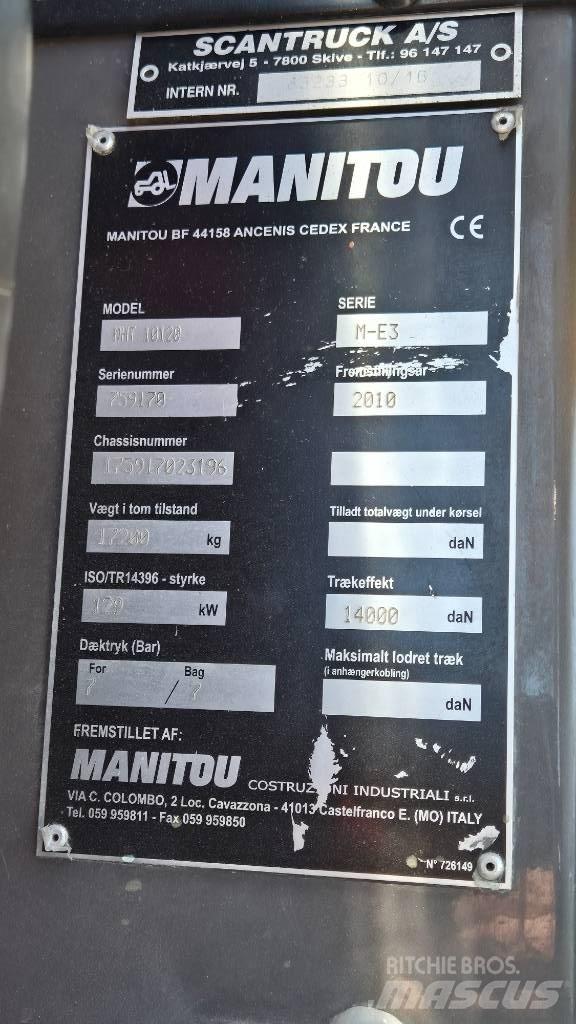 Manitou MHT 10120 テレスコーピックハンドラー