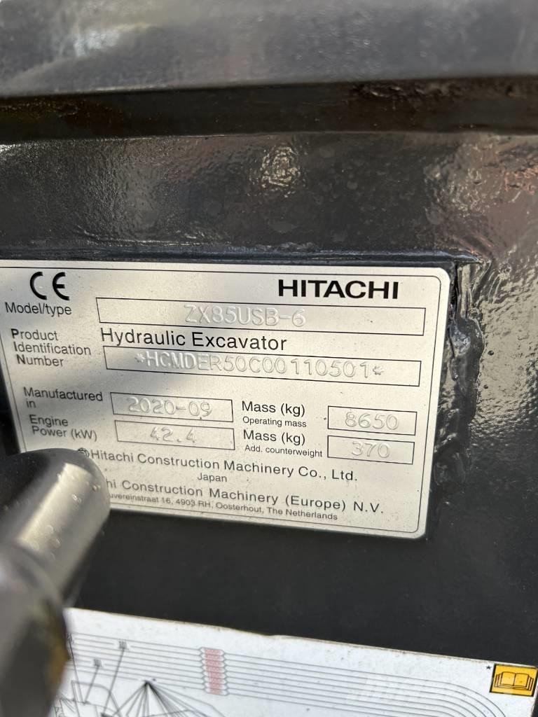 Hitachi ZX 85 US B 中型油圧ショベル 7ｔ-12ｔ（ユンボ・パワーショベル・バックホー）