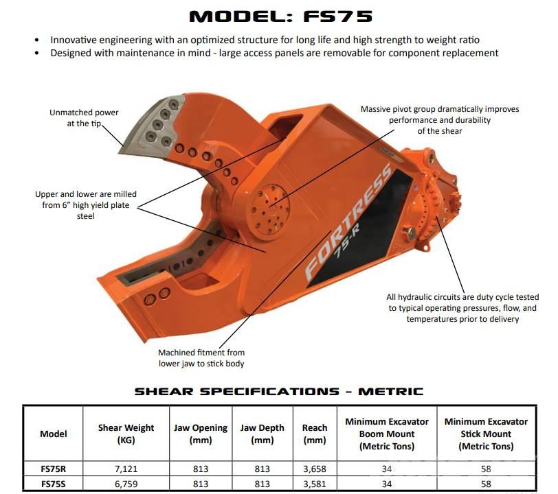  Fortress FS75 クラッシャー/破砕機