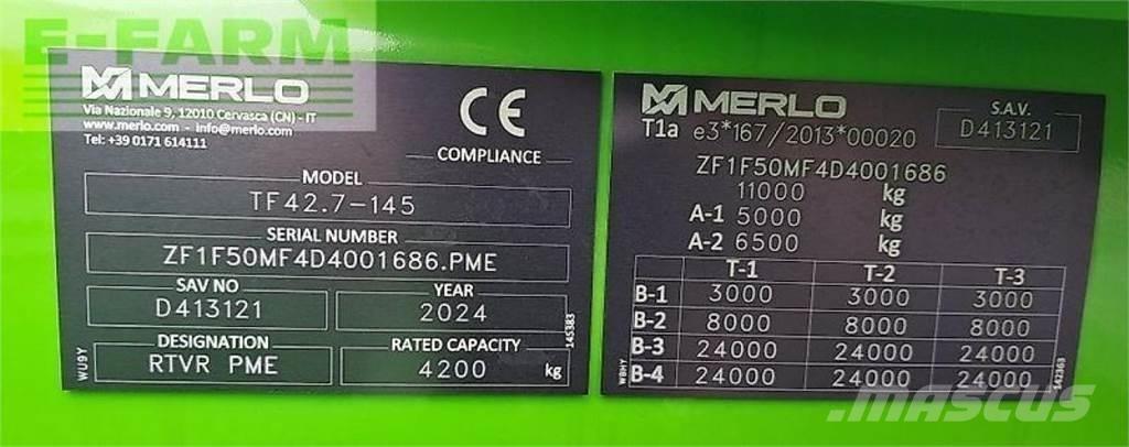 Merlo tf 42.7 - 145 農業用テレハンドラー