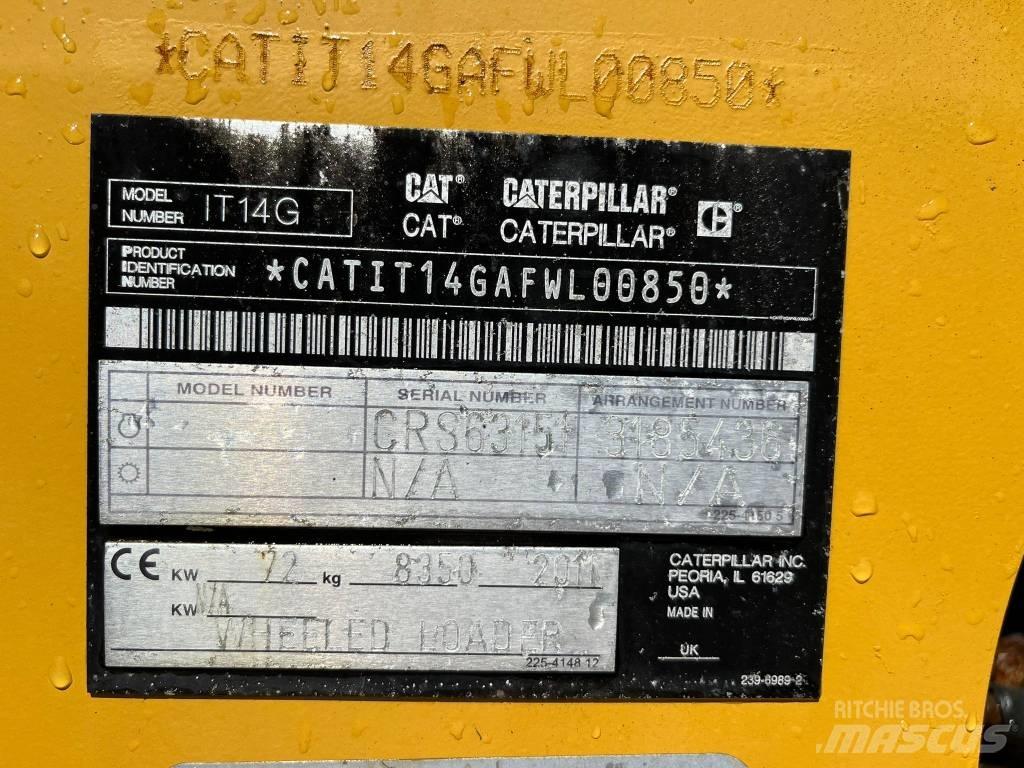 CAT IT 14 G ホイールローダー・タイヤショベル