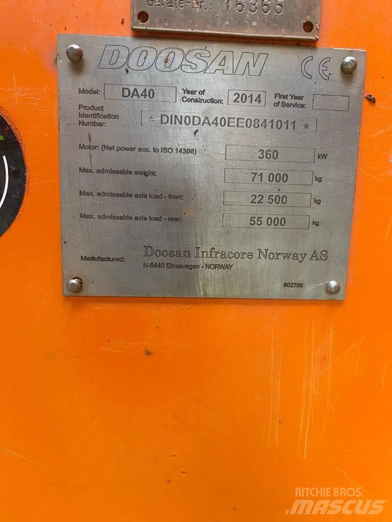 Doosan DA 40 アーティキュレート式ダンプトラック