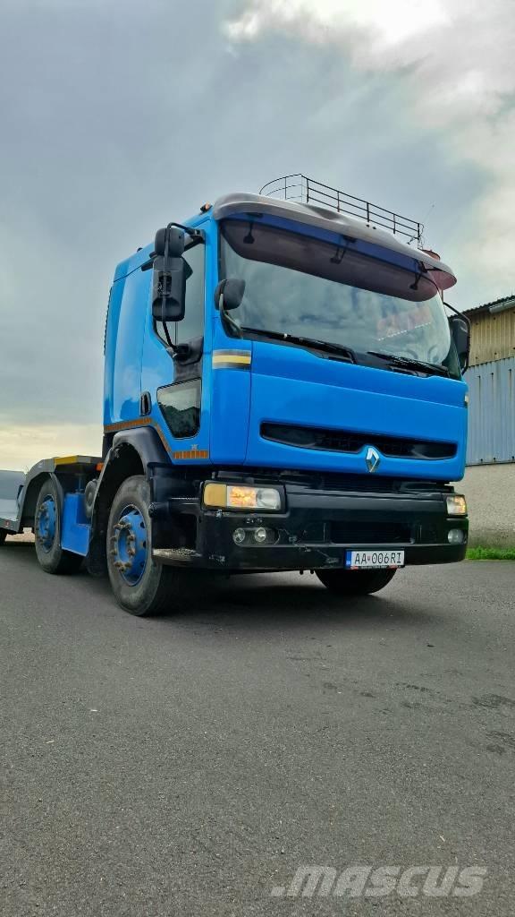 Renault Premium 340 林業機械輸送トラック