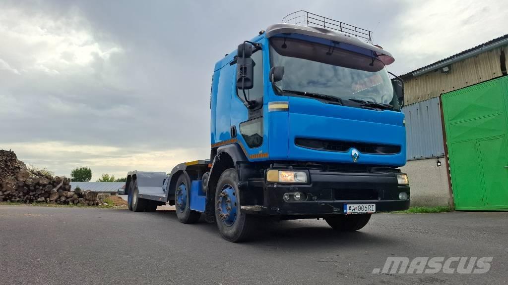 Renault Premium 340 林業機械輸送トラック