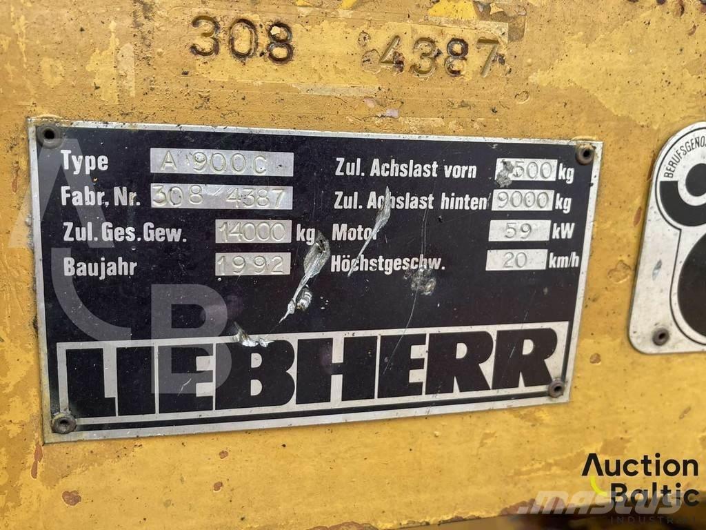 Liebherr A 900 C ホイール式油圧ショベル（パワーショベル・ユンボ・バックホー）