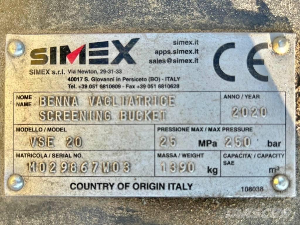 Simex VSE20 スクリーンバケット/スケルトンバケット