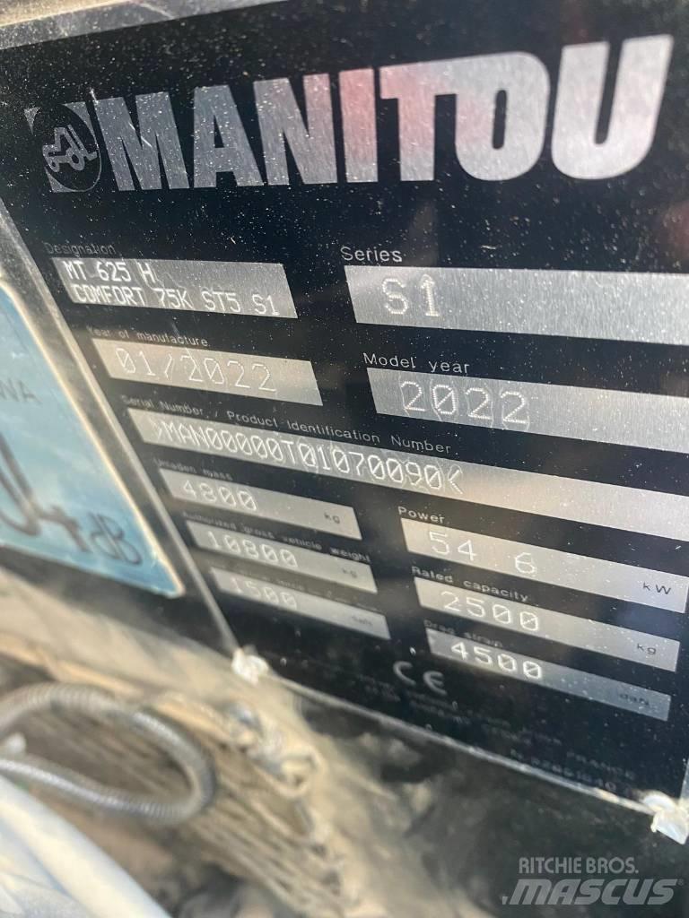 Manitou MT 625 H テレスコーピックハンドラー