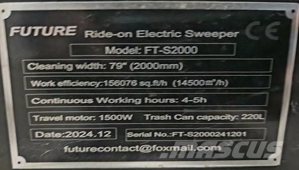  Future FT-S2000 床洗浄機（スクラバー）