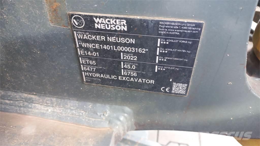 Wacker Neuson ET65 大型油圧ショベル12t以上（パワーショベル・ユンボ）