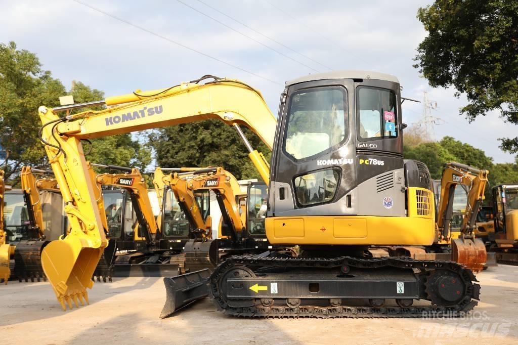 Komatsu PC 78 US-6 中型油圧ショベル 7ｔ-12ｔ（ユンボ・パワーショベル・バックホー）