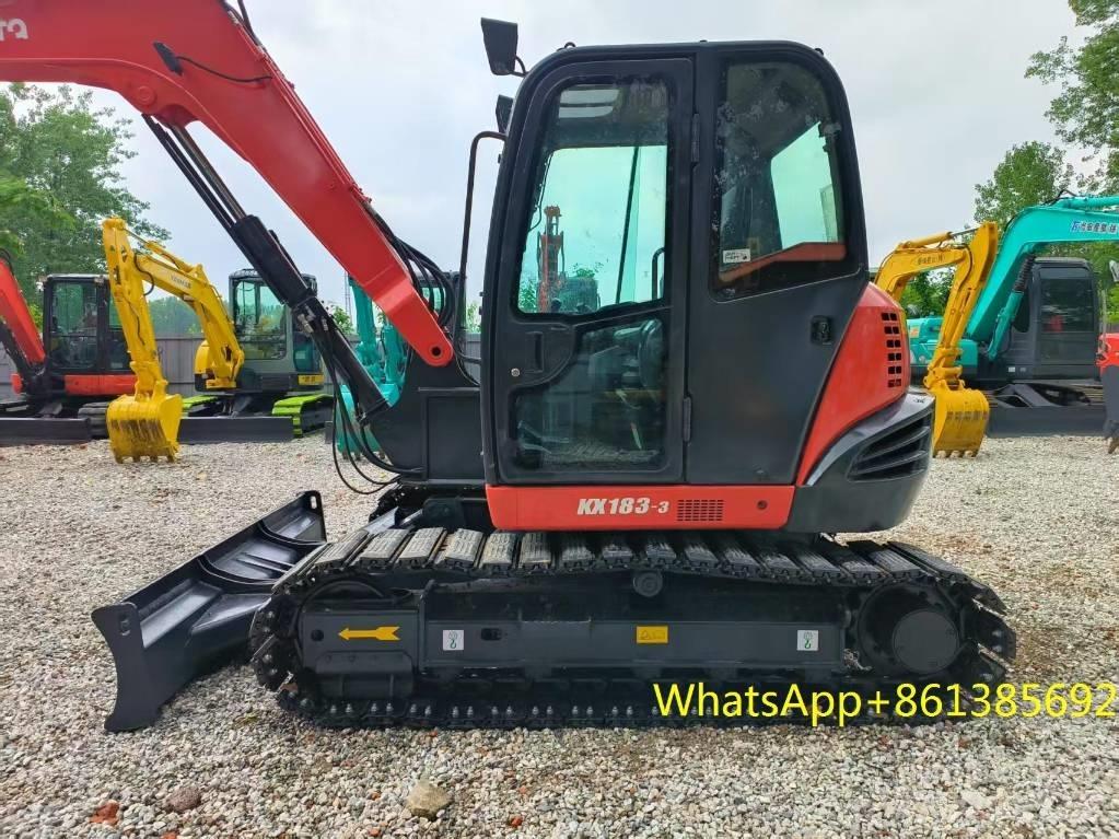 Kubota KX 183-3 中型油圧ショベル 7ｔ-12ｔ（ユンボ・パワーショベル・バックホー）