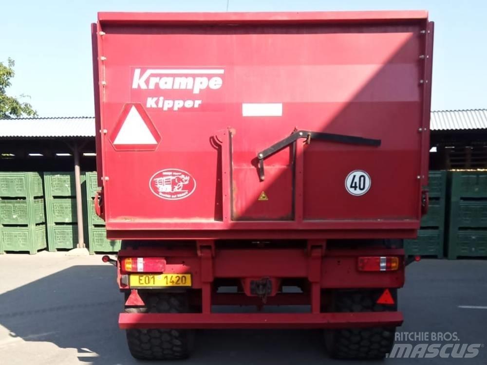 Krampe Big Body 550 フラットベッドセミトレーラー／ドロップサイドセミトレーラー