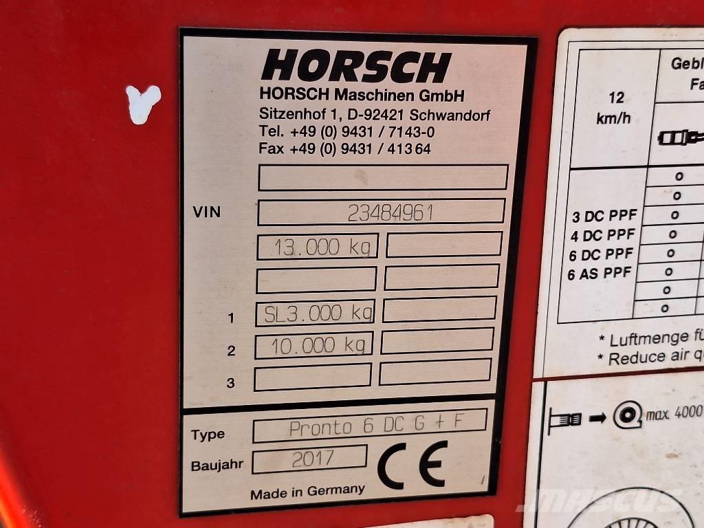 Horsch Pronto 6 DC ドリル