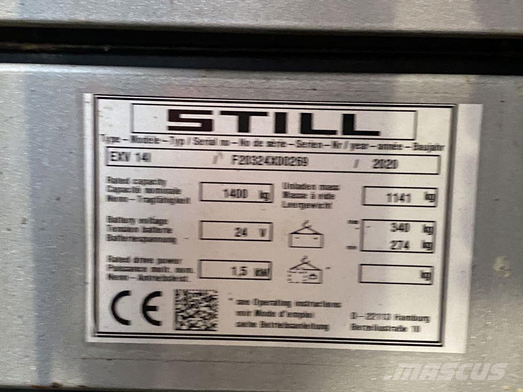 Still EXV14I ウォーキンフォークリフト
